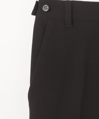 GRACE CONTINENTAL ダブルクロススリムパンツ ブラック