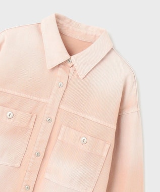 GRACE CONTINENTAL オーバーデニムシャツ ピンク