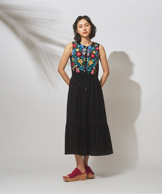 ドビー刺繍ロングワンピース Grace Continental Grace Continental グレースコンチネンタル 通販 ドビー刺繍ロングワンピース Grace Continental Grace Continental グレースコンチネンタル 通販