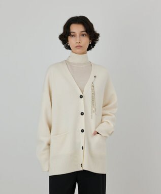 GRACE CONTINENTAL 圧縮ニットカーディガン