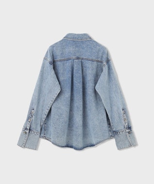 GRACE CONTINENTAL スタッズデニムシャツ インディゴ