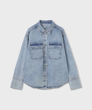 GRACE CONTINENTAL スタッズデニムシャツ インディゴ