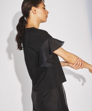 GRACE CONTINENTAL フレアスリーブカットトップ