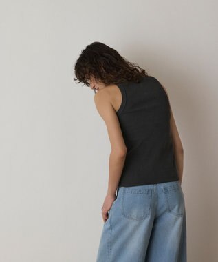 GRACE CONTINENTAL テレコカットトップ グレー