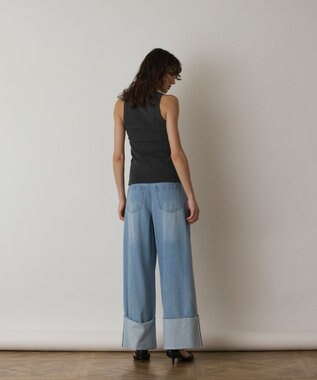 GRACE CONTINENTAL テレコカットトップ グレー