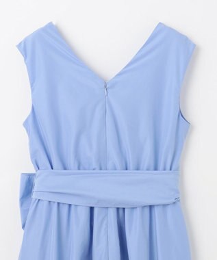 GRACE CONTINENTAL ライトタフタドレス ブルー