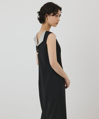 GRACE CONTINENTAL バックシャンワンピース ブラック