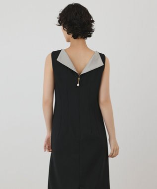 GRACE CONTINENTAL バックシャンワンピース ブラック