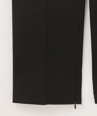 GRACE CONTINENTAL ダブルクロススリムパンツ ブラック