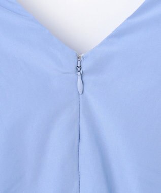 GRACE CONTINENTAL ライトタフタドレス ブルー