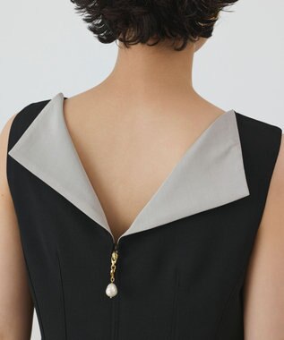 GRACE CONTINENTAL バックシャンワンピース ブラック