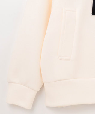 GRACE CONTINENTAL ハーフジップフードトップ ホワイト