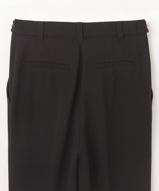 GRACE CONTINENTAL ダブルクロススリムパンツ ブラック