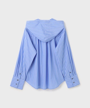 GRACE CONTINENTAL フードカフタントップ ストライプ