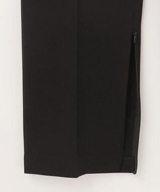 GRACE CONTINENTAL ダブルクロススリムパンツ ブラック