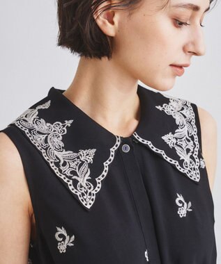 ビッグカラー刺繍ワンピース / GRACE CONTINENTAL | GRACE ビッグカラー刺繍ワンピース / GRACE CONTINENTAL | GRACE