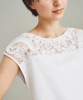 コード刺繍ヨークTシャツ / GRACE CONTINENTAL | GRACE