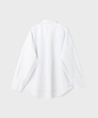 GRACE CONTINENTAL チュールレイヤードシャツ ホワイト