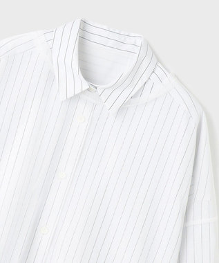 GRACE CONTINENTAL チュールレイヤードシャツ ホワイト