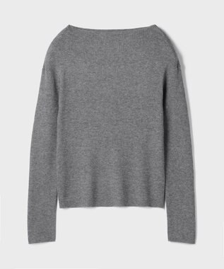 GRACE CONTINENTAL ハイゲージウールニットトップ グレー