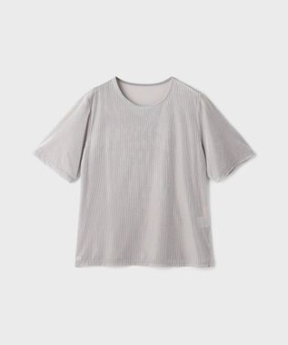 GRACE CONTINENTAL シアーベロアカットトップ グレー