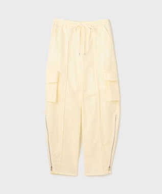 GRACE CONTINENTAL ナイロンジップカーゴパンツ キナリ