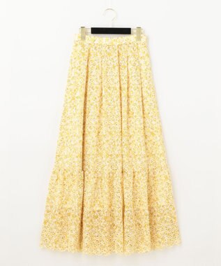 カットワーク刺繍タックスカート / GRACE CONTINENTAL | GRACE