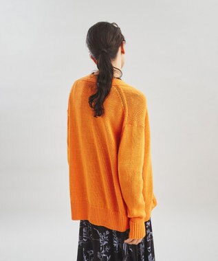 グレースコンチネンタル カシミヤ混 パールボタンカーディガン
