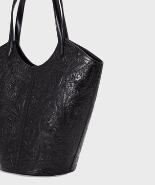 GRACE CONTINENTAL StitchBucketTote ブラック