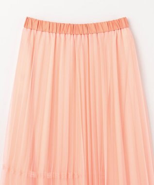 GRACE CONTINENTAL ティアードラップチュールスカート ピンク