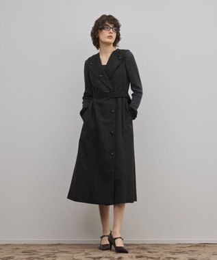 GRACE CONTINENTAL ツイーディジャンパースカート ブラック