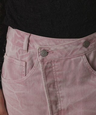 GRACE CONTINENTAL ピグメントタイトスカート ピンク