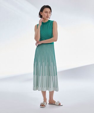 バイカラーラインニットワンピース Grace Continental Grace Continental グレースコンチネンタル 通販 バイカラーラインニットワンピース Grace Continental Grace Continental グレースコンチネンタル 通販