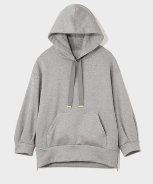 GRACE CONTINENTAL ラメ起毛裏毛フーディ グレー
