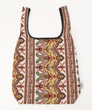 GRACE CONTINENTAL Fabricマルシェbag1 オレンジ