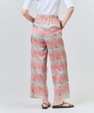 GRACE CONTINENTAL ロープボーダーパンツ ピンク