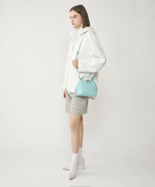 GRACE CONTINENTAL ADD CULUMN BOSTON BAG ブルー