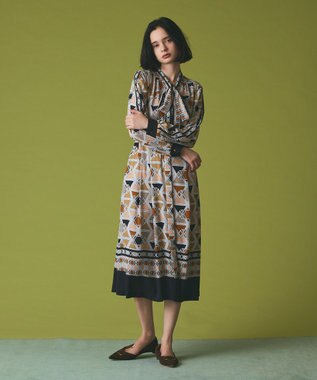 Grace Class グレースクラス　ボタニカル柄リネン ワンピース　Mサイズ Grace Class（グレース クラス） WOMEN DRESS GRACE CONTINENTAL
