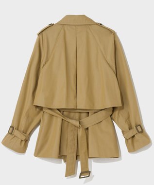 GRACE CONTINENTAL ケープショートトレンチコート ベージュ