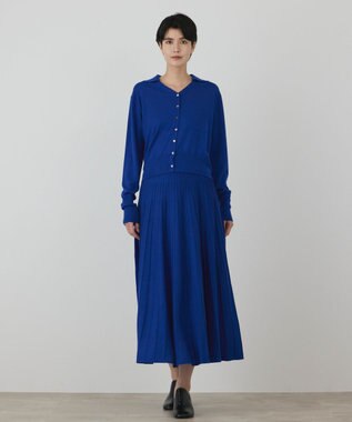GRACE CONTINENTAL プリーツニットワンピース