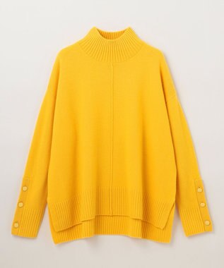 GRACE CONTINENTAL メリノウールニットトップ イエロー