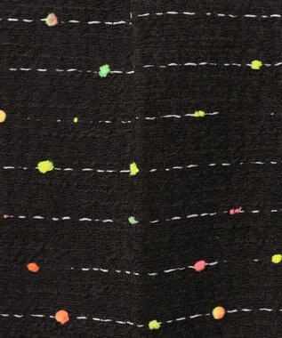 GRACE CONTINENTAL ネオンドットジャガードパンツ ブラック