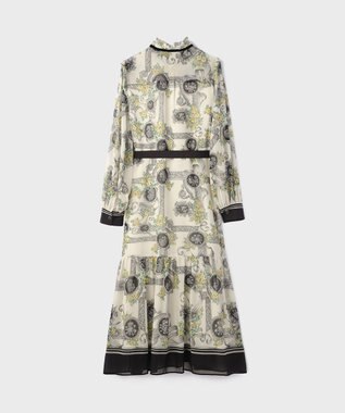 GRACE CONTINENTAL オーナメントフラワープリントワンピース キナリ