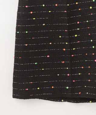 GRACE CONTINENTAL ネオンドットジャガードパンツ ブラック