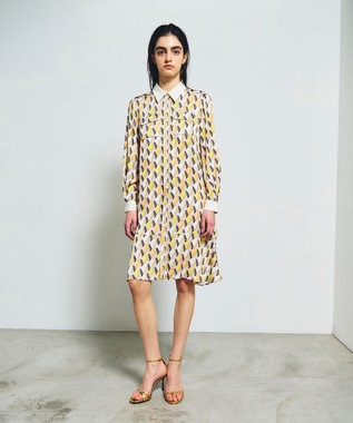 GRACE CONTINENTAL キカプリントミニワンピース マルチ