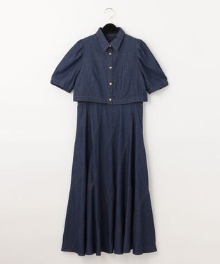 レイヤードデニムワンピース / GRACE CONTINENTAL | GRACE レイヤードデニムワンピース / GRACE CONTINENTAL | GRACE