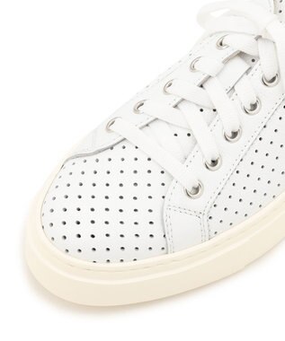 GRACE CONTINENTAL LUCA GROSSI パンチングスニーカー ホワイト