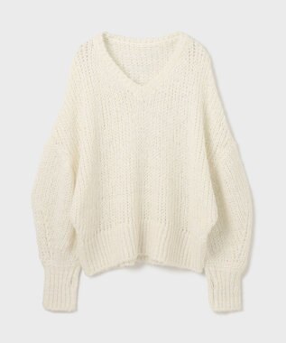 GRACE CONTINENTAL / グレースコンチネンタル スパンコール畦ニットトップ スパンコール畦ニットトップ / GRACE CONTINENTAL | GRACE