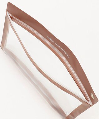 GRACE CONTINENTAL Fabricフラットポーチ ピンク