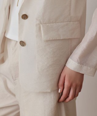 GRACE CONTINENTAL ブライトシアージャケット キナリ